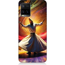 Vivo Y53S Uyumlu Renklerin Içinde Sema  Desenli Silikon Kılıf