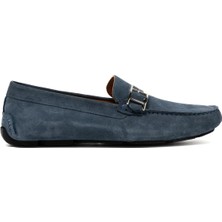 Erkek Oxford ( Klasik) MO-7574A044-7574 Giuseppe Mengoni Indigo Süet