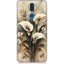 Vestel Venus Z30 Uyumlu Zambakların Sessiz Zarafeti  Desenli Silikon Kılıf