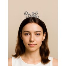 Parti Adresi Bride Taç Bekarlığa Veda Parti Tacı Metal Gümüş