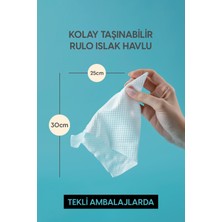 Rolox Baby - 50 Paket – Bebekler Için Tek Kullanımlık Islak Havlu