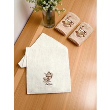 30X50 cm 3lü Mutfak Havlusu | El Havlusu | Yüz Havlusu Seti