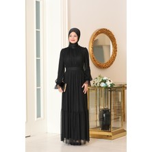 Eftelya Abiye Siyah SN90