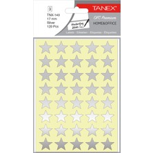 Tanex OFC-143 Silver Yıldız Etiketi 17MM 84 Lü Paket