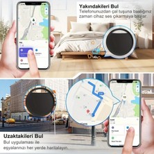 Smart Tag Mfı Sertifikalı Akıllı Takip Cihazı 4lü Paket Ios Apple Bul Uyumlu Airtag