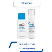 Akne Eğilimli Ciltler Için Siyah Nokta Karşıtı Temizleme Köpüpü ve Tonik Set 150 ml + 150 ml