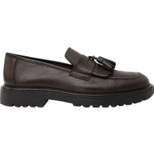  Erkek Kahve Casual Flotur Eva Taban Deri Ayakkabı