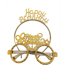 Happy Birthday Taç Gözlük 2'li Set