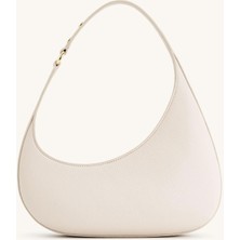 Harlee Fildişi Vegan Deri,altın Donanımlı Modern Şık Omuz Çantası