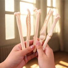 Kemik Şeklinde Tükenmez Kalem 5'li Yaratıcı Kemik Tasarım Set Kemik Şekilli Kalem
