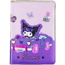 Sanrio Lisanslı Pasaport Kılıfı - Kuromi