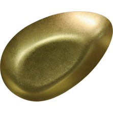 Açık Büfe Retro Sunum Tabağı Altın 30*20 cm