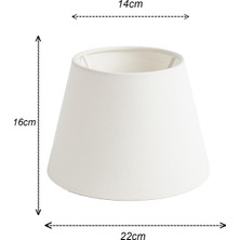 Eslight Modern Abajur Başlığı 22CM