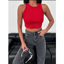 Yuvarlak Yaka Crop