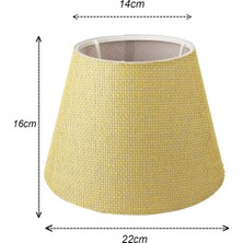 Eslight Modern Abajur Başlığı 22CM