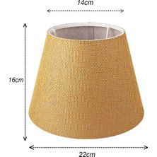 Eslight Modern Abajur Başlığı 22CM