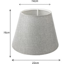 Eslight Modern Abajur Başlığı 22CM
