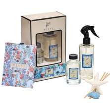 Marin Ocean Wawe Hediye Seti (Oda Kokusu-Oda Spreyi-Kokulu Zarf)