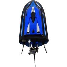 H100 Rc Hız Teknesi Su Geçirmez Yüksek Hızlı 35 cm Mavi Renk