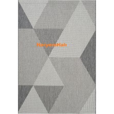 Mono Mno 03 Grey Hav Toz Vermez Kaymaz Tabanlı Şık Leke Tutmaz Yeni Sisal Kilim