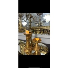 Mumluk 2 Li Şamdan Set Modern