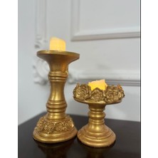 Mumluk 2 Li Şamdan Set Modern