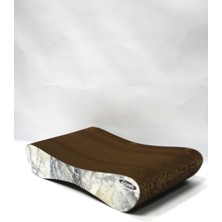 Kedi Tırmalama Kanepesi Karton Kedi Tırmalama Yatay Tırmalama- Small (43X24X8,5 Cm)- 3D Mermer Desen