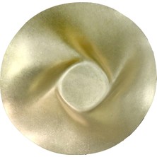 Açık Büfe Retro Sunum Tabağı Altın 30*9 cm