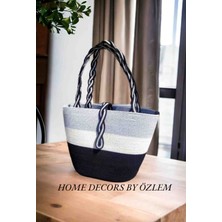 Hasır Omuz Çantası Plaj Çantası Günlük Çanta Handmade