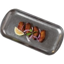 Açık Büfe Retro Sunum Tabağı 41*23 cm