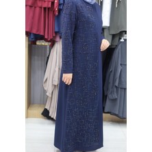 Sağ Tarafı Boncuklu Ferace