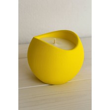 Arı Tasarım Bardakta Soya Mum – Mandalina & Limon Kokulu | Yaz Enerjili & El Yapımı