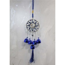 Yıldızlı Metal Nazar Boncuğu Çan 41 cm