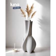 Luna Dekoratif Modern Vazo | %100 Doğal Plastik Malzeme