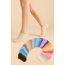 Worthy Socks 8 Çift  Koton Ekonomik Karışık Renk  Kadın Patik Çorap