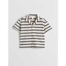 Lc Waikiki Yeni Sezon Resort Yaka Cizgili Erkek Bebek Tisort - S5PB83Z1