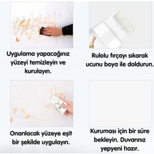 Küçük Duvar Tamir Rötuş Boyası Su Bazlı Küf ve Neme Dayanıklı Rulo Başlıklı Duvar Yama Boyası