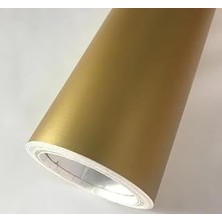 Stickerart Gold Renk Yapışkanlı Folyo Mat Yüzey 61 cm 1 Metre