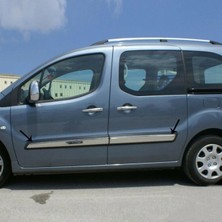  Citroen Berlingo Uyumlu Yan Kapı Çıtası 4 Parça 2008 Üzeri Paslanmaz Krom