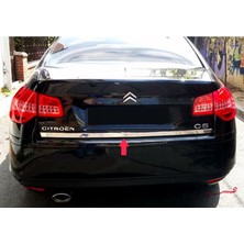  Citroen C5 Uyumlu Bagaj Alt Çıtası Formlu 2008 ve Üzeri Paslanmaz Krom