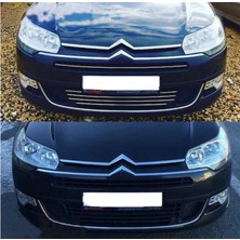  Citroen C5 Uyumlu Ön Tampon Çıtası 5 Parça 2008 ve Üzeri Paslanmaz Krom
