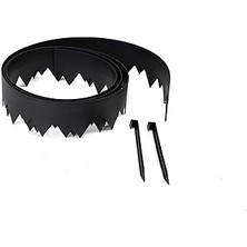 Easyflex Ankraj Kazıkları ile Pound-In Peyzaj Kenarı, 4.5 Inç Düz Üst Plastik Bahçe Bordürü, 20 Aya