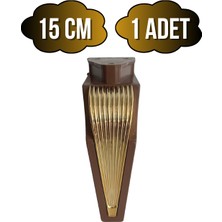 Stil 15CM Plastik Ayak Mobilya Masa ve Dolap AYAĞI(15CM)(KAHVERENGİ - Altın)