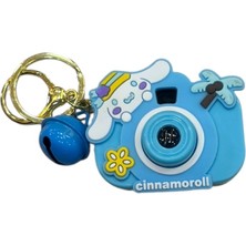 Sanrio Kwaii Oyuncak Projeksiyonlu Fotoğraf Makinesi Projektör Anahtarlık Kuromi 1 Adet