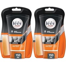 Veet Men Duşta Tüy Dökücü Krem Erkeklere Özel, (2 x 150 Ml)