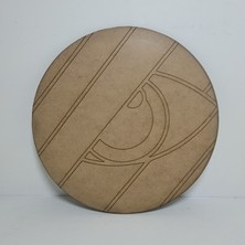 Destina Ahşap Mandala Boyama Seti - Ahşap Boyama-Model 214 - 23CM*23CM