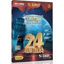 Sınav 11. Sınıf 24 Adımda Tarih Soru Bankası (Yeni)