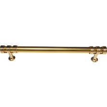 Nesli Alüminyum Metal Lüks Modern Mobilya Çekmece Mutfak Dolabı Kulpu Altın 192MM