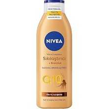 Q10  ve Bronzlaştırıcı Vücut Losyonu 250ML, Kademeli Doğal Bronzluk, 7 Günde Sık