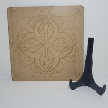 Destina Ahşap Mandala Boyama Seti-Ahşap Boyama-Model 201-23CM*23CM